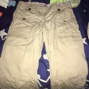 beige Princess cargo shorts/pants